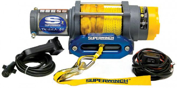 Лебедка электрическая для ATV Superwinch Terra45 с синтетическим тросом