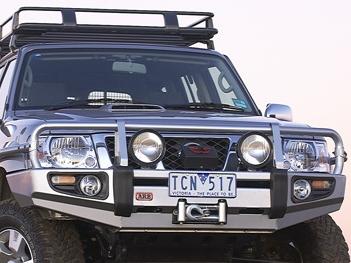 Передний бампер ARB Deluxe 3417300 для Nissan Patrol GU Y61 с 2004-