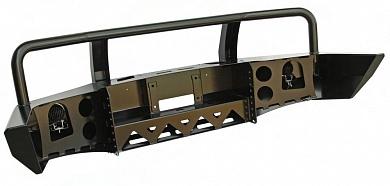 Передний силовой бампер РИФ для Mazda B2500/Ford Ranger 1986-2006с кенгурином и фарами