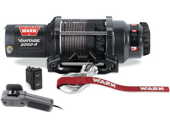 Лебедка для ATV и UTV Warn Vantage 4000-s синтетический трос