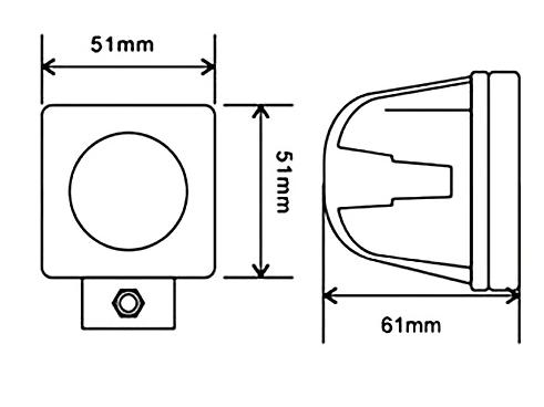 Фара водительского света РИФ 2дм 10W LED