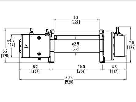 Электрическая лебедка Warn Tabor 8K 12V