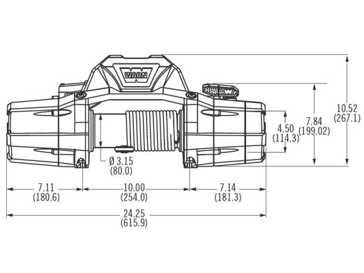 Электрическая лебёдка Warn ZEON 8 12V