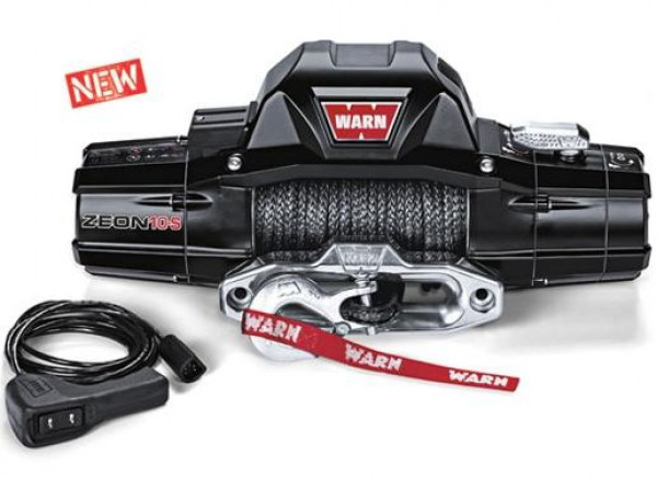 Электрическая лебедка Warn ZEON 10-S 12V синтетический трос