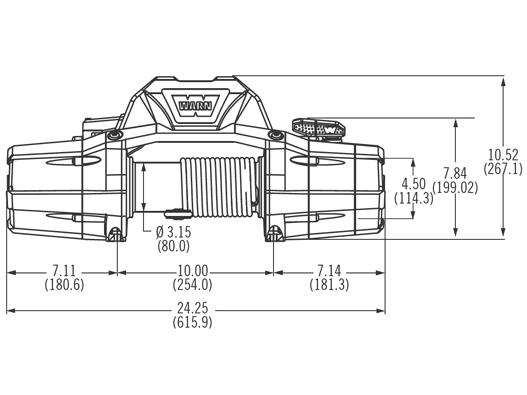 Электрическая лебедка Warn ZEON 10 12V