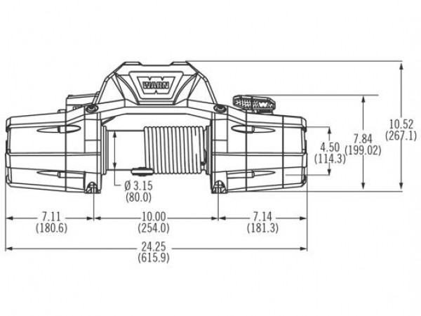 Электрическая лебедка Warn ZEON 12 12V