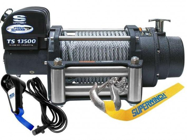 Электрическая лебедка Superwinch Tiger Shark 13500 12V 6124 кг.