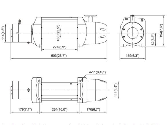 Электрическая автомобильная лебёдка Come-Up Seal DS-9.5 12V