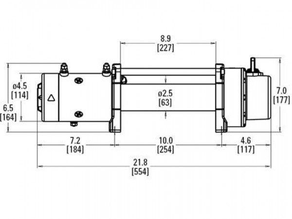 Электрическая лебедка Warn Tabor 12K 24V