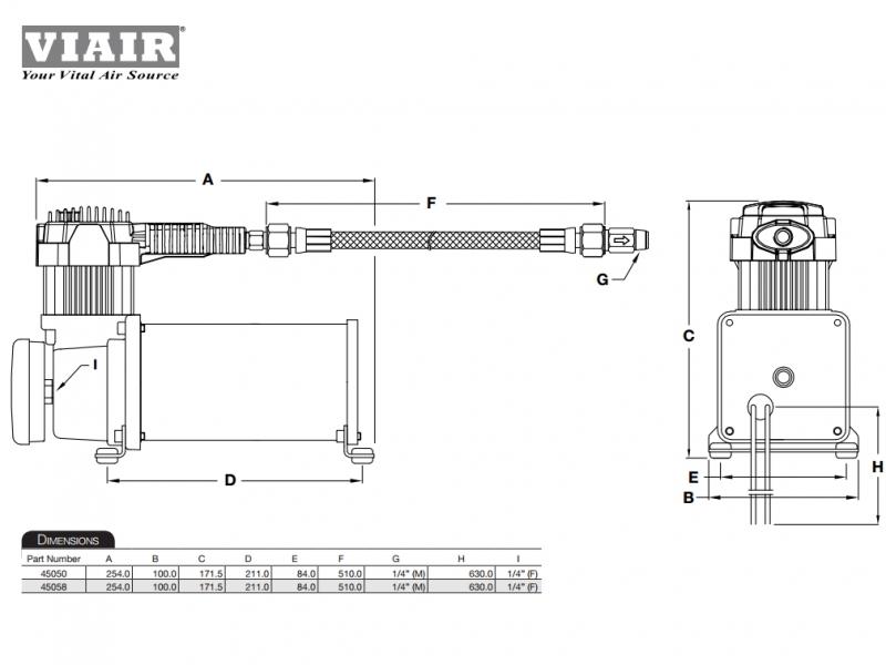 Компрессор стационарный 24V VIAIR 450C-IG