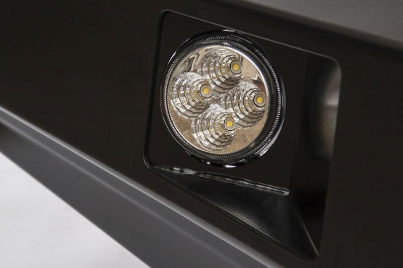 Бампер РИФ передний Mitsubishi L200 /Pajero Sport с доп. фарами и кенгурином 2007-2015