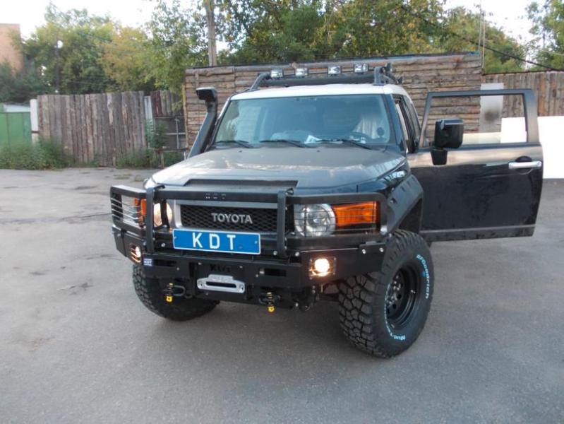Передний силовой бампер со съемным кенгурином - Toyota FJ Cruiser