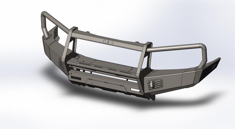 Передний силовой бампер II поколения - Toyota Land Cruiser 200