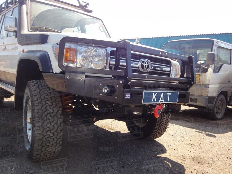 Передний силовой бампер со съемным кенгурином - Toyota Land Cruiser 70 серия
