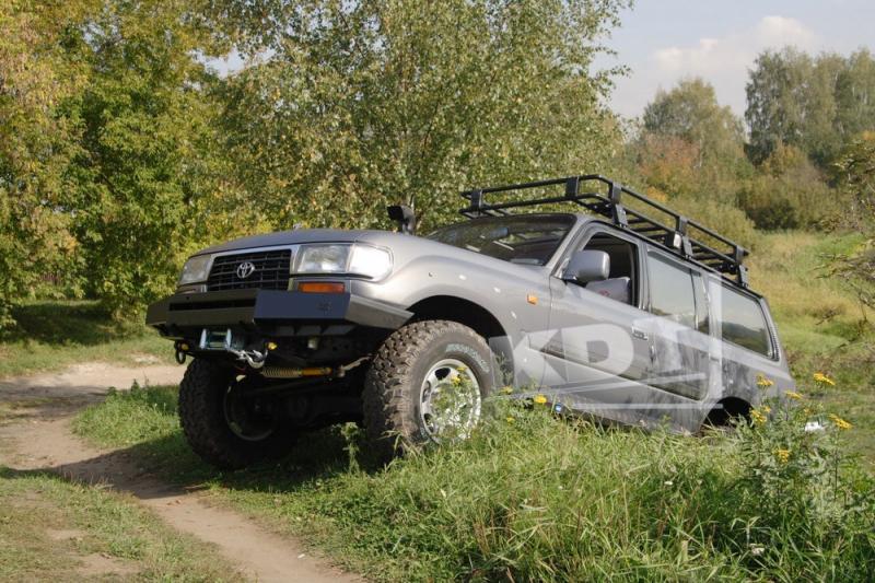 Передний силовой бампер без кенгурина "Спорт" - Toyota Land Cruiser 80.