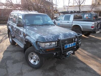 Передний силовой бампер с кенгурином - Toyota Land Cruiser 80