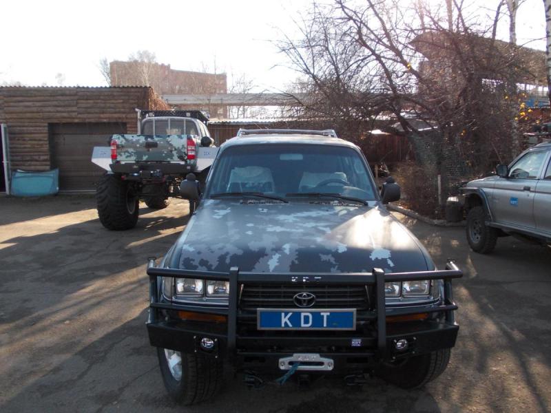 Передний силовой бампер с кенгурином - Toyota Land Cruiser 80