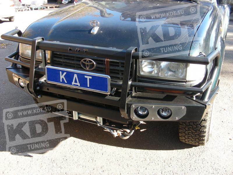Передний силовой бампер со съемным кенгурином - Toyota Land Cruiser 80