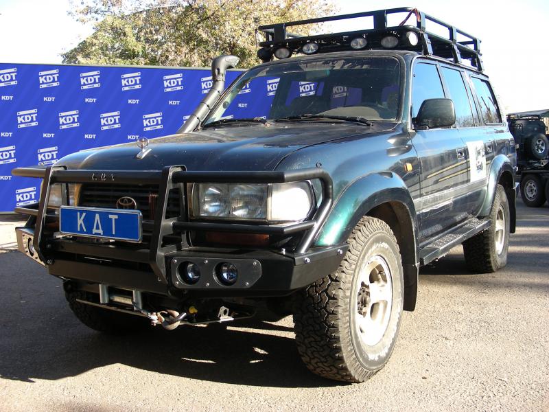 Передний силовой бампер со съемным кенгурином - Toyota Land Cruiser 80