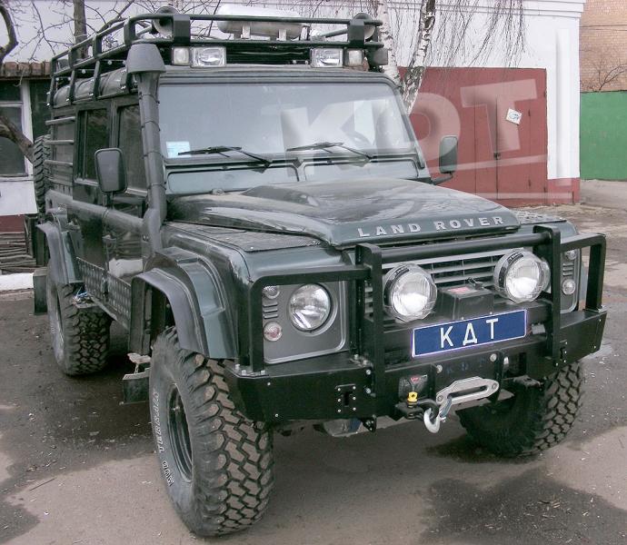 Передний силовой бампер со съёмным кенгурином - Land Rover Defender 90/110
