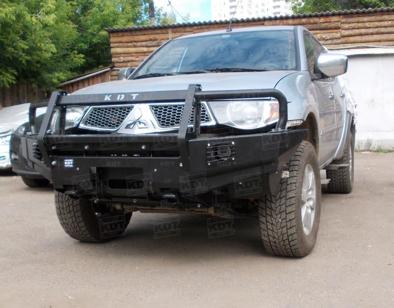 Передний силовой бампер со съёмным кенгурином - Mitsubishi L200 Triton