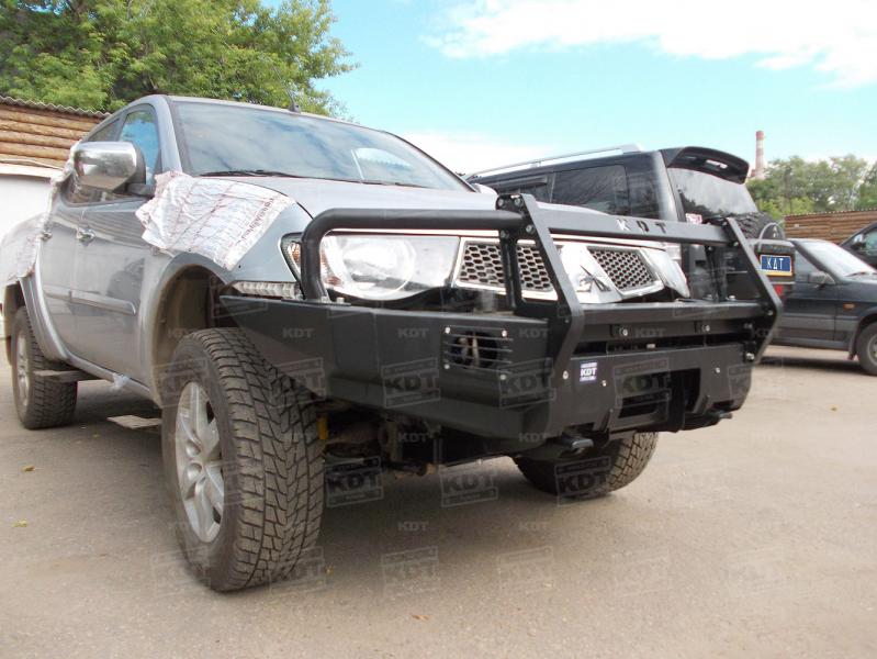Передний силовой бампер со съёмным кенгурином - Mitsubishi L200 Triton
