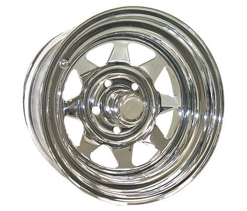 Стальной колесный диск 6x139.7 R15 ET-63.5 12.0J хром