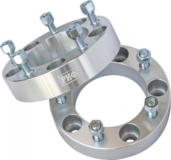 Проставки колесные РИФ 5x139.7, центр. отв. 108 мм, толщ. 38 мм, 12x1.5 (2 шт.)