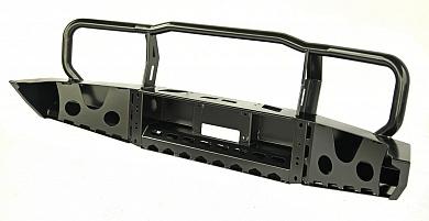 Бампер РИФ передний Toyota Land Cruiser 76/78 2007+ без доп. фар с кенгурином