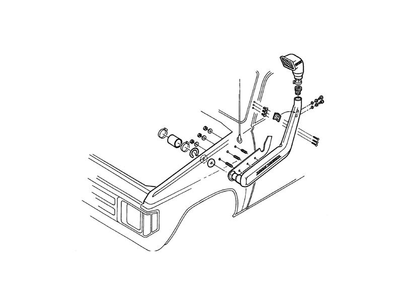 Шноркель SS65HF (HiLux)