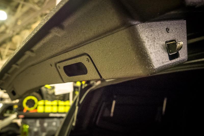 Крыша (кунг) кузова для УАЗ Пикап (двойная кабина) 2015+ черная (1 дверь) Cargo