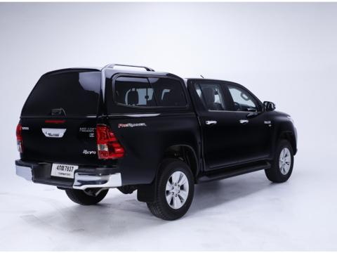 Кунг SAMMITR для Toyota Hilux REVO (2015+) V2 раздвижные боковые стекла. Цвет: Черный, металлик (218).