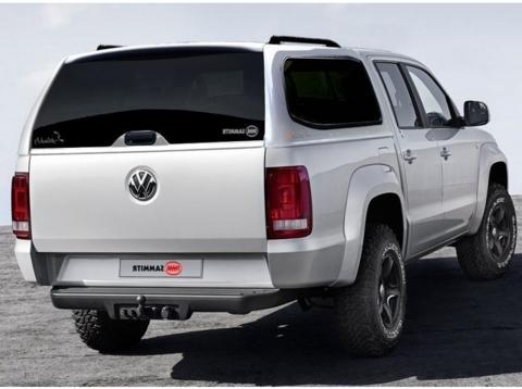 Кунг SAMMITR для VW Amarok S PLUS V2 раздвижные боковые стекла. Цвет: Белый (B4B4)