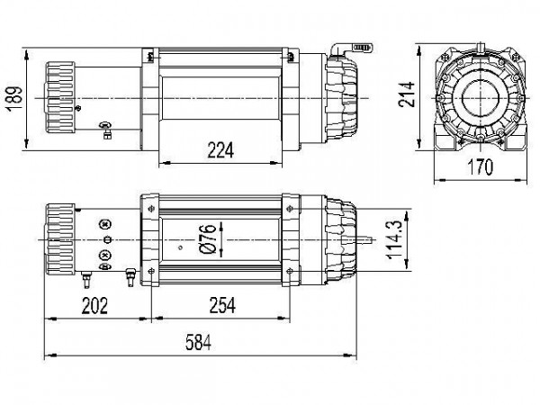 Лебедка E15000 - 12V