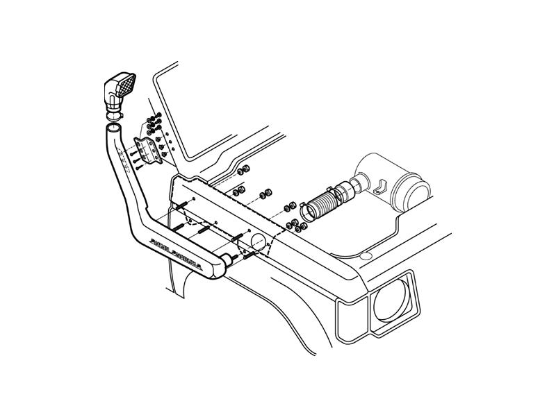 Шноркель SS20HF (Pajero)