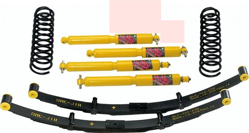 Лифт комплект ARB Medium Load 200 кг (лифт 30-40 мм) с амортизаторами Nitrocharger Sport для Nissan Navara D40 (2005-2015)