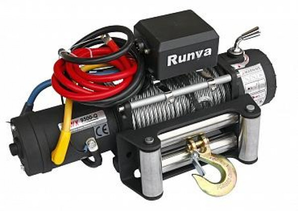 Лебёдка электрическая 12V Runva 9500 lbs (4350 кг) Спорт