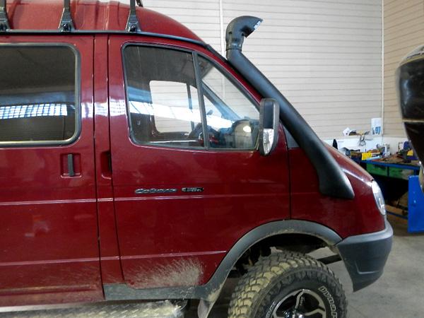 Шноркель Telawei для Соболь и VW Amarok 03/2011+ 2.0TD