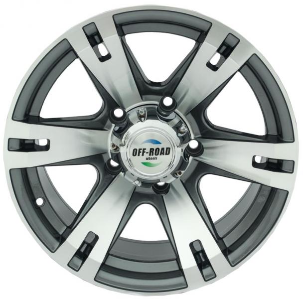 Диск литой серый 5x139,7 8xR16 d110 ET-20