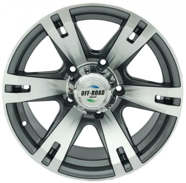 Диск литой серый 5x139,7 8xR16 d110 ET-20