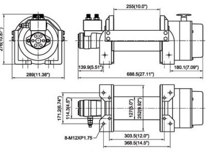 Гидравлическая лебедка Come.Up Winch HV-15