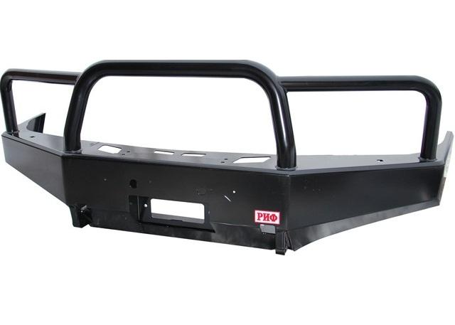 Передний силовой бампер РИФ для Toyota Land Cruiser 105 без фонарей, кенгурин