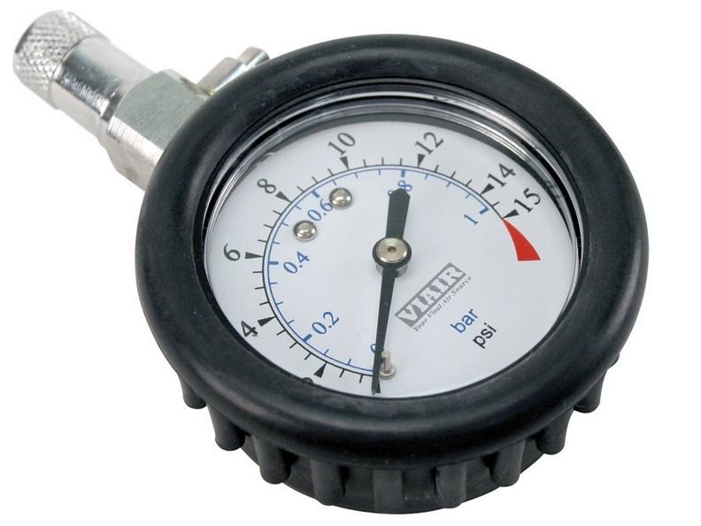 Манометр VIAIR шинный 15PSI/1,03Bar
